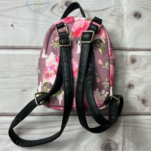 Betsey Johnson Floral Doggy Mini Backpack - Picture 5 of 9